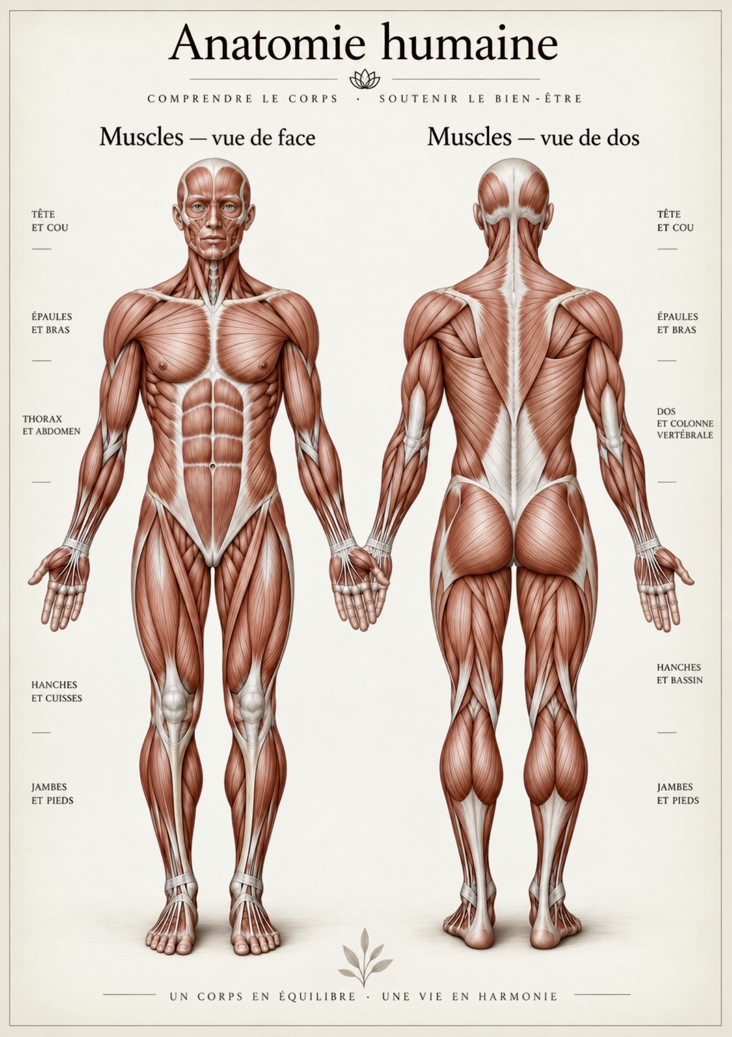 Illustration d'anatomie, exemple de ton